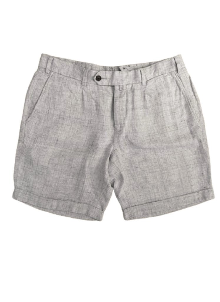 Suitsupply linnen short, korte broek, grijs, Mt.48 / M, Zo goed als nieuw, Grijs, Suitsupply, Verzenden