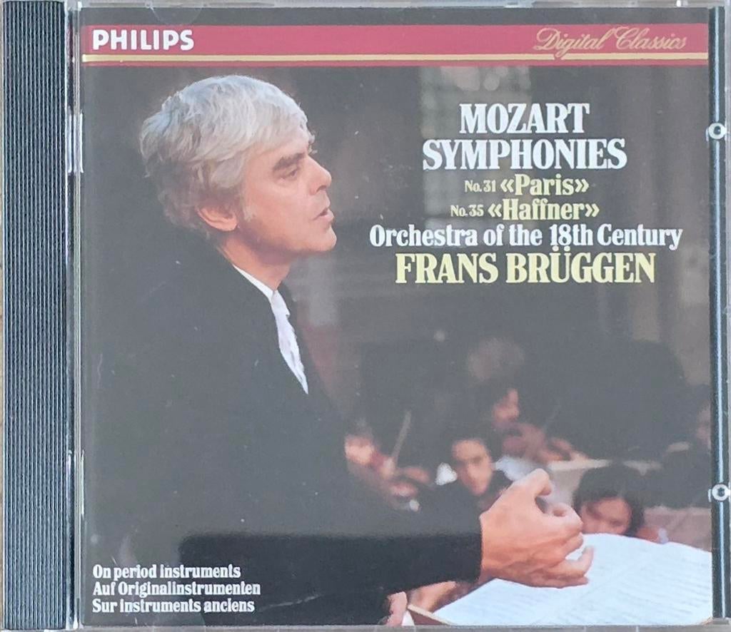 Nieuwstaat! Mozart Symfonie 31  & 35 'Haffner' - Brüggen, Cd's en Dvd's, Ophalen of Verzenden, Classicisme, Zo goed als nieuw