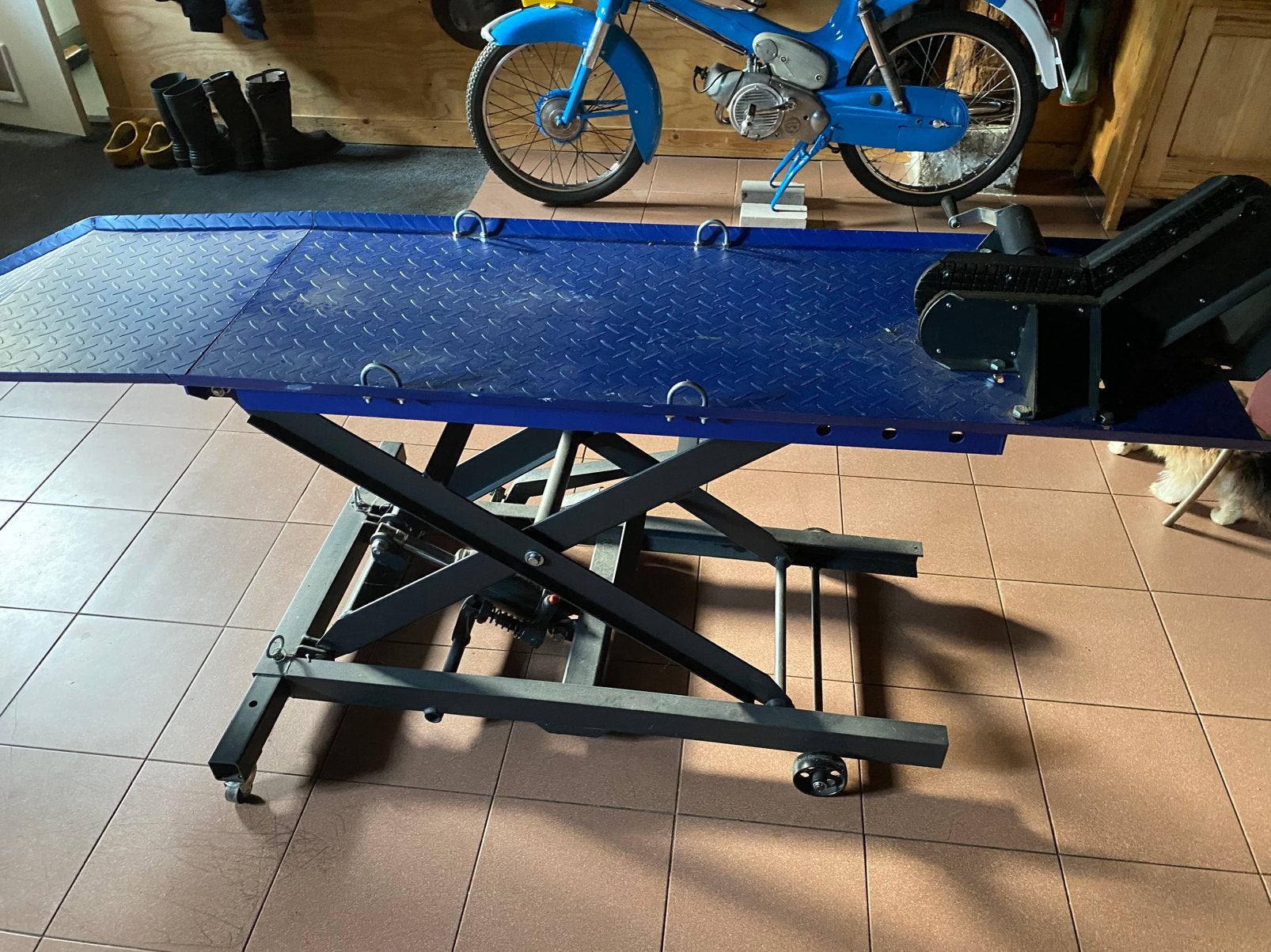 Mammutti MLK37H hydraulische heftafel, Fietsen en Brommers, Brommers | Oldtimers, Ophalen, Overige merken