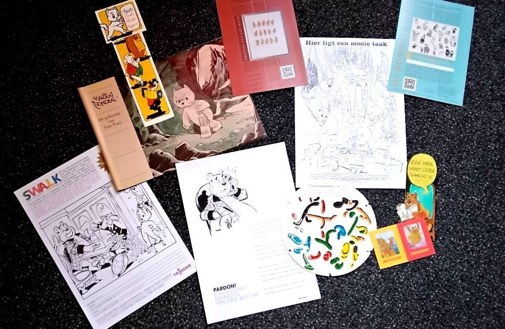 10 Marten Toonder Bommel Tom Poes items, Boeken, Eén stripboek, Ophalen, Zo goed als nieuw