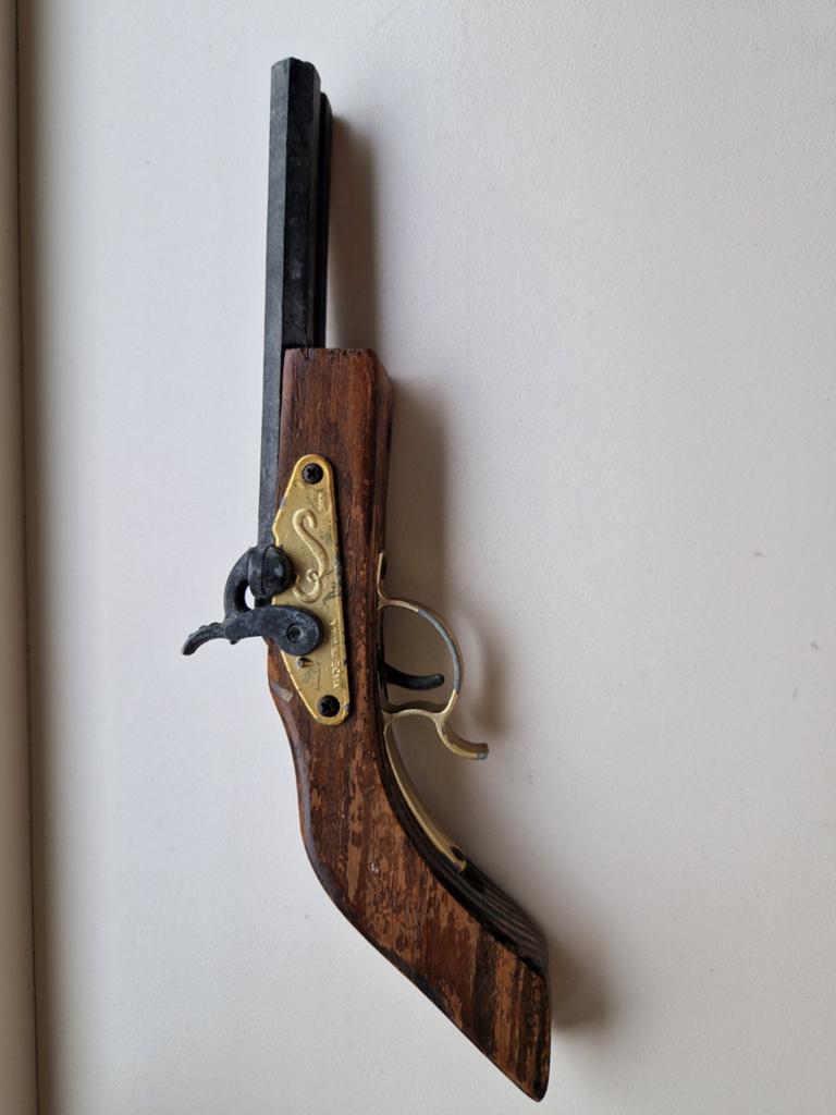 Antiek Percussie Pistool (replica), Ophalen of Verzenden