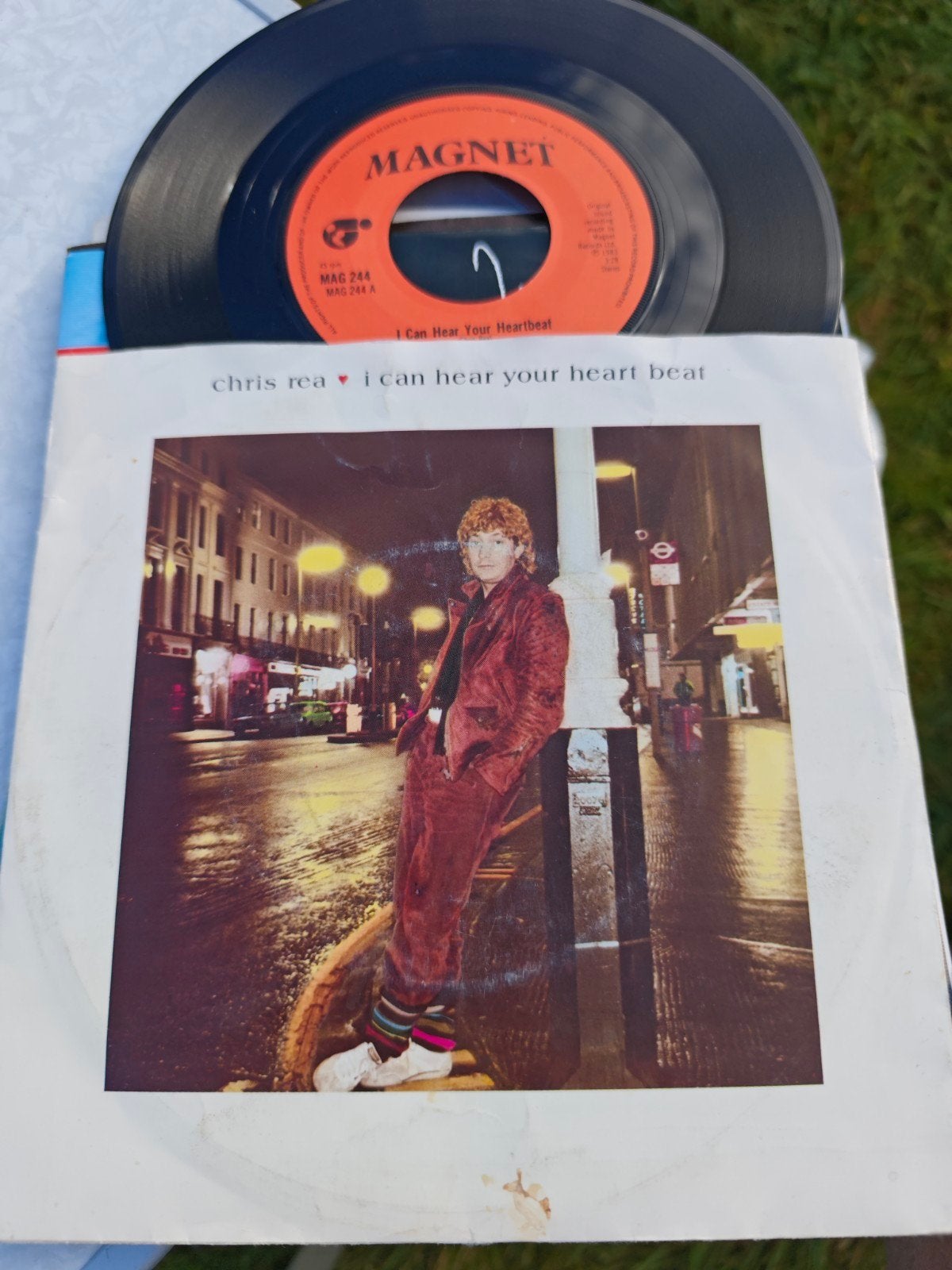 Chris Rea - I Can Hear Your Heart Beat (Single), Cd's en Dvd's, Vinyl Singles, Gebruikt, 7 inch, Ophalen of Verzenden, Pop
