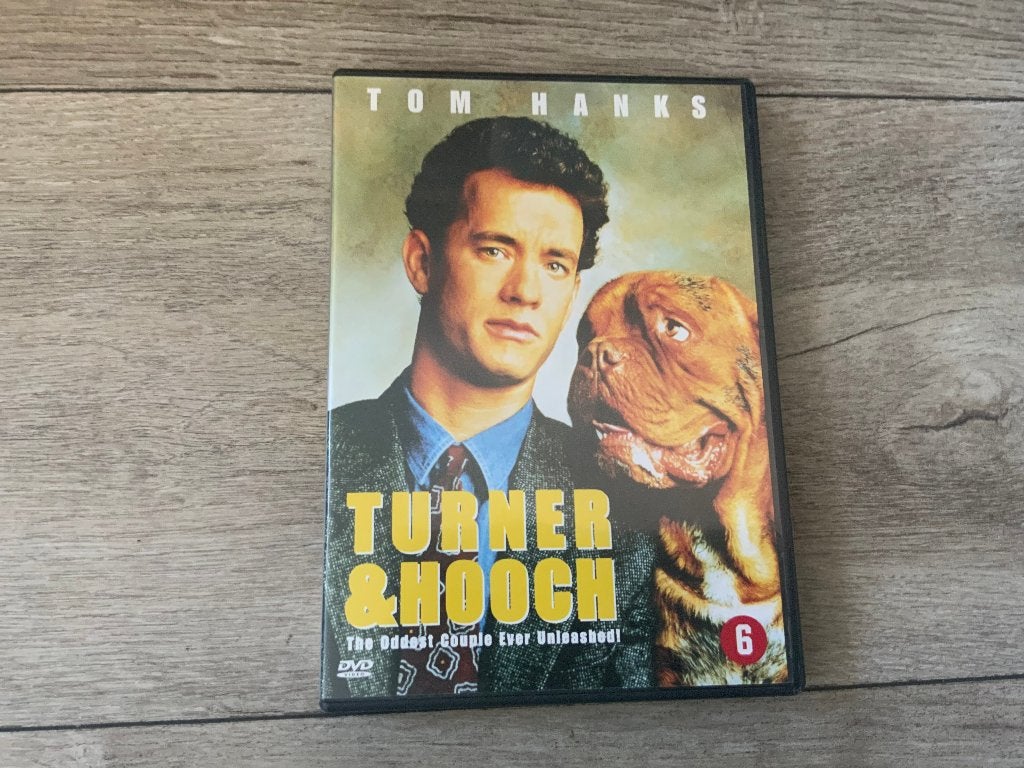 DVD - Turner & Hooch - Tom Hanks, Alle leeftijden, Ophalen of Verzenden, Zo goed als nieuw, Romantische komedie