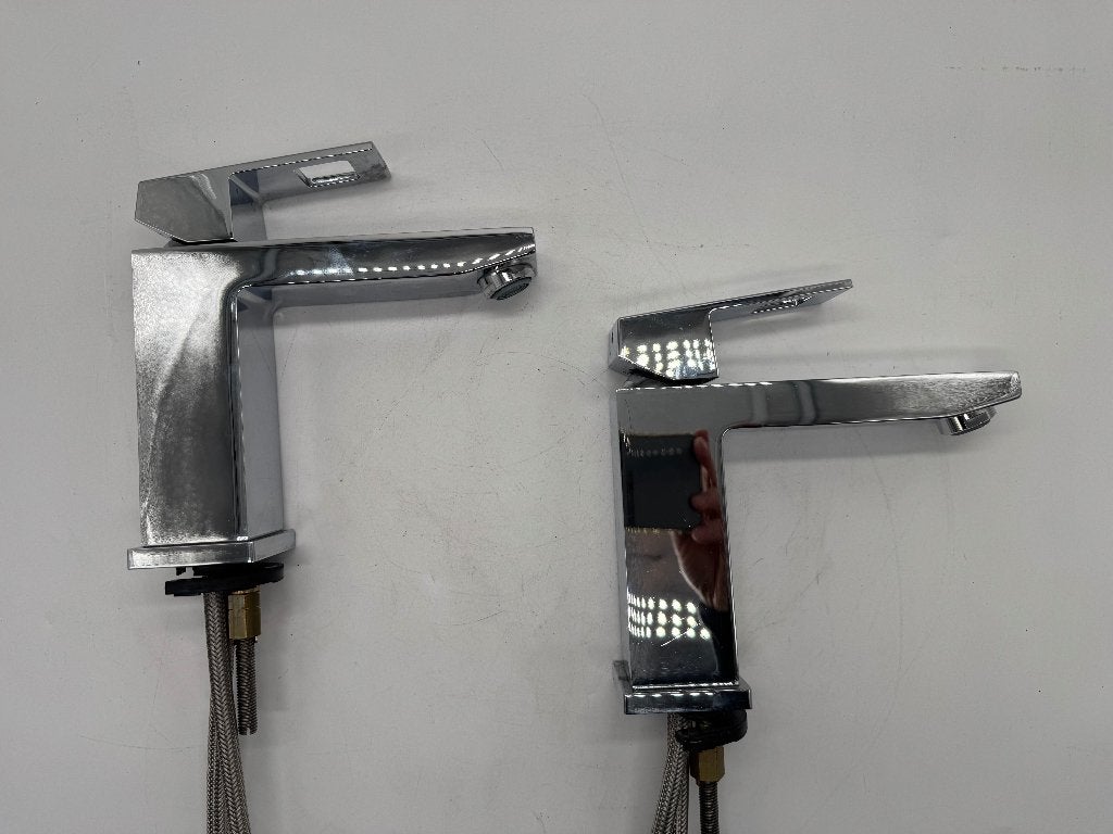2x Grohe Eurocube Wastafel Mengkraan, Ophalen of Verzenden, Zo goed als nieuw, Chroom, Wastafel