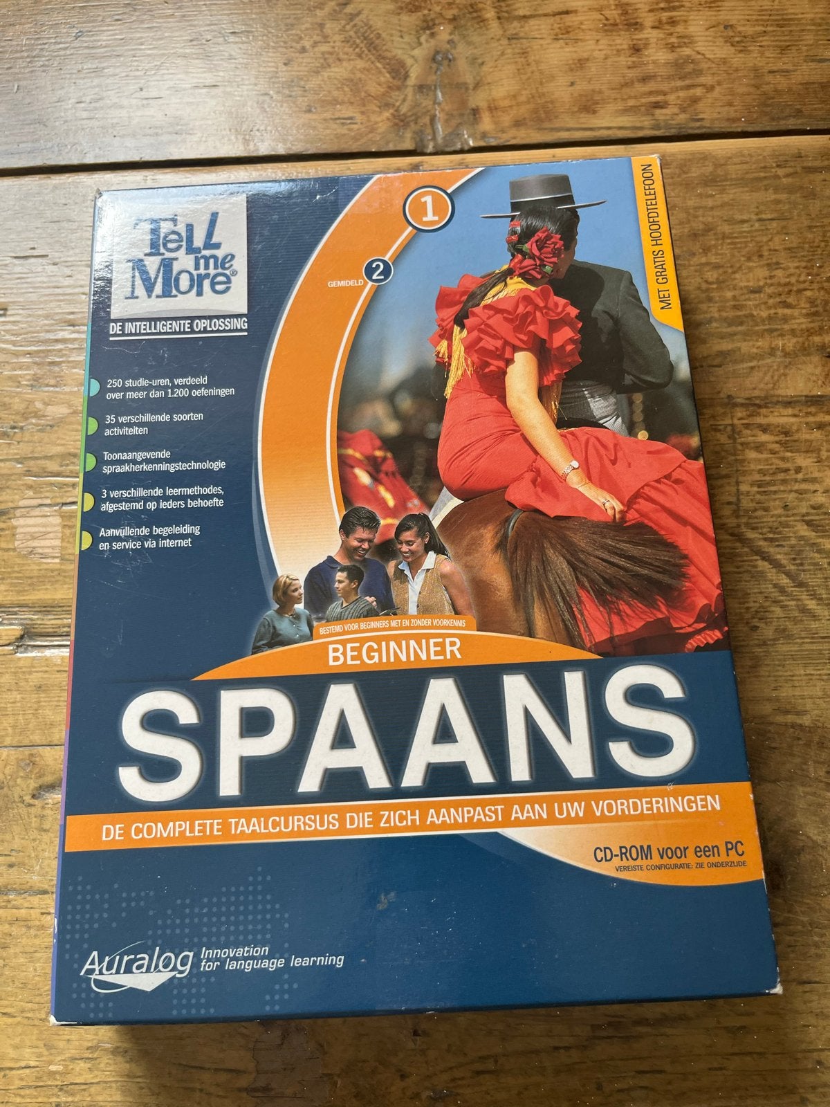 Tell Me More Spaans - Complete Taalcursus PC CD-ROM, Ophalen of Verzenden, Zo goed als nieuw, Non-fictie