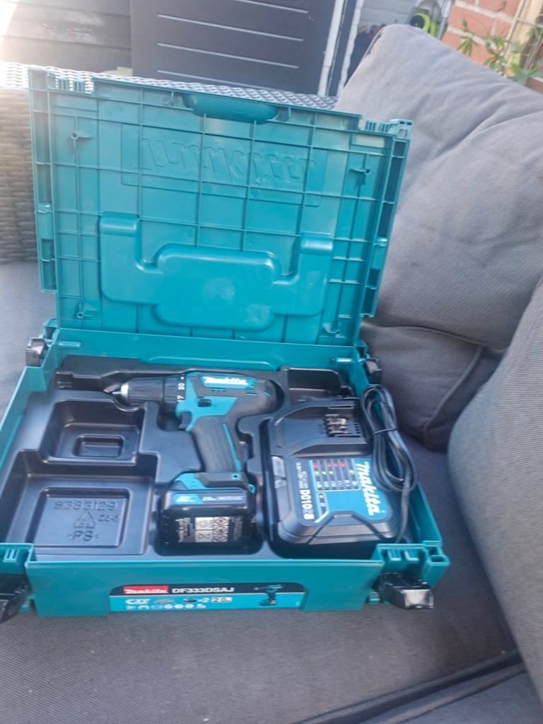 Makita accuboormachine 12v, Ophalen, Nieuw, Minder dan 400 watt, Boor- en Schroefmachine