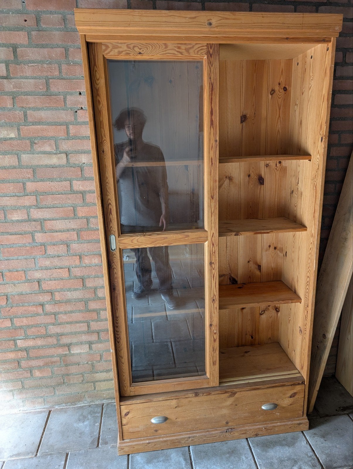 mooie oude kast, Huis en Inrichting, Kasten | Boekenkasten, Ophalen, Gebruikt, 25 tot 50 cm