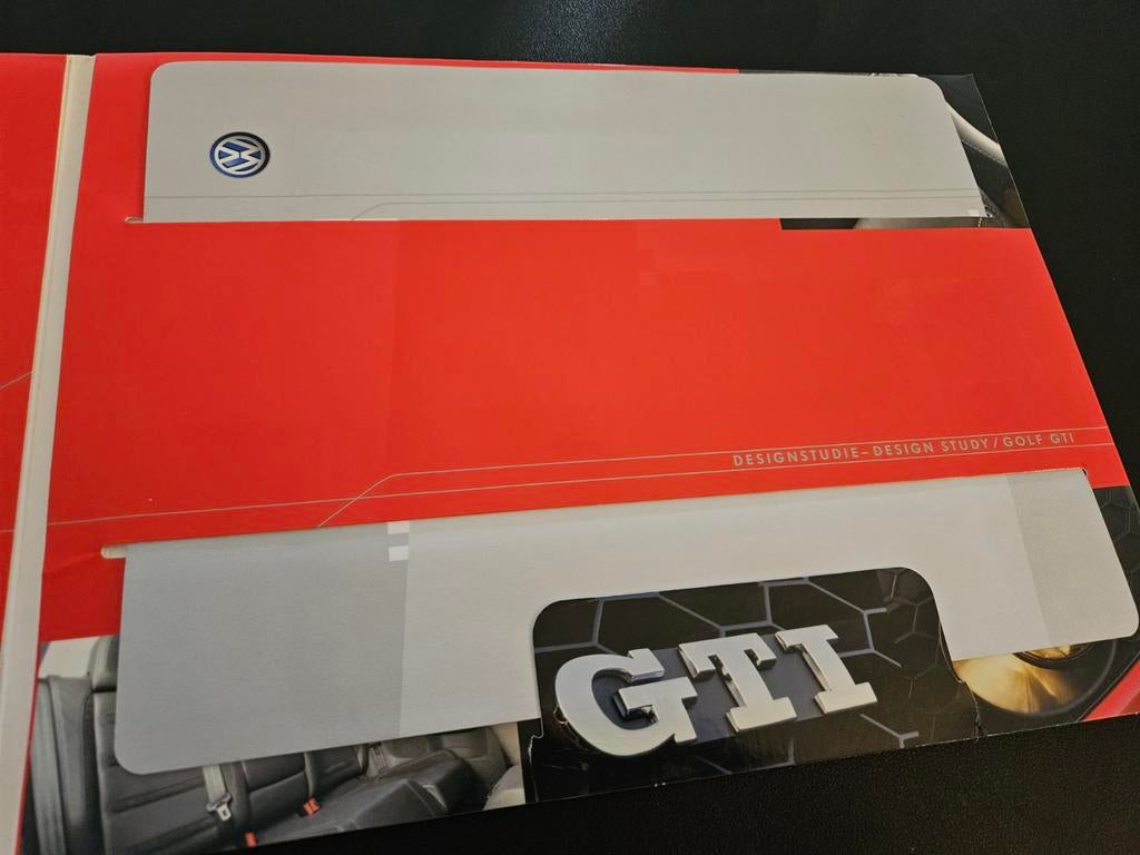 Persmap Volkswagen Golf GTi Designstudie 2003, Ophalen of Verzenden, Zo goed als nieuw, Volkswagen