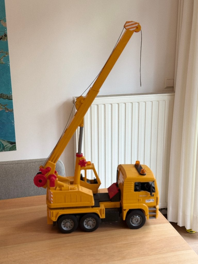 Bruder MAN Takelwagen, Kinderen en Baby's, Speelgoed | Speelgoedvoertuigen, Gebruikt, Ophalen