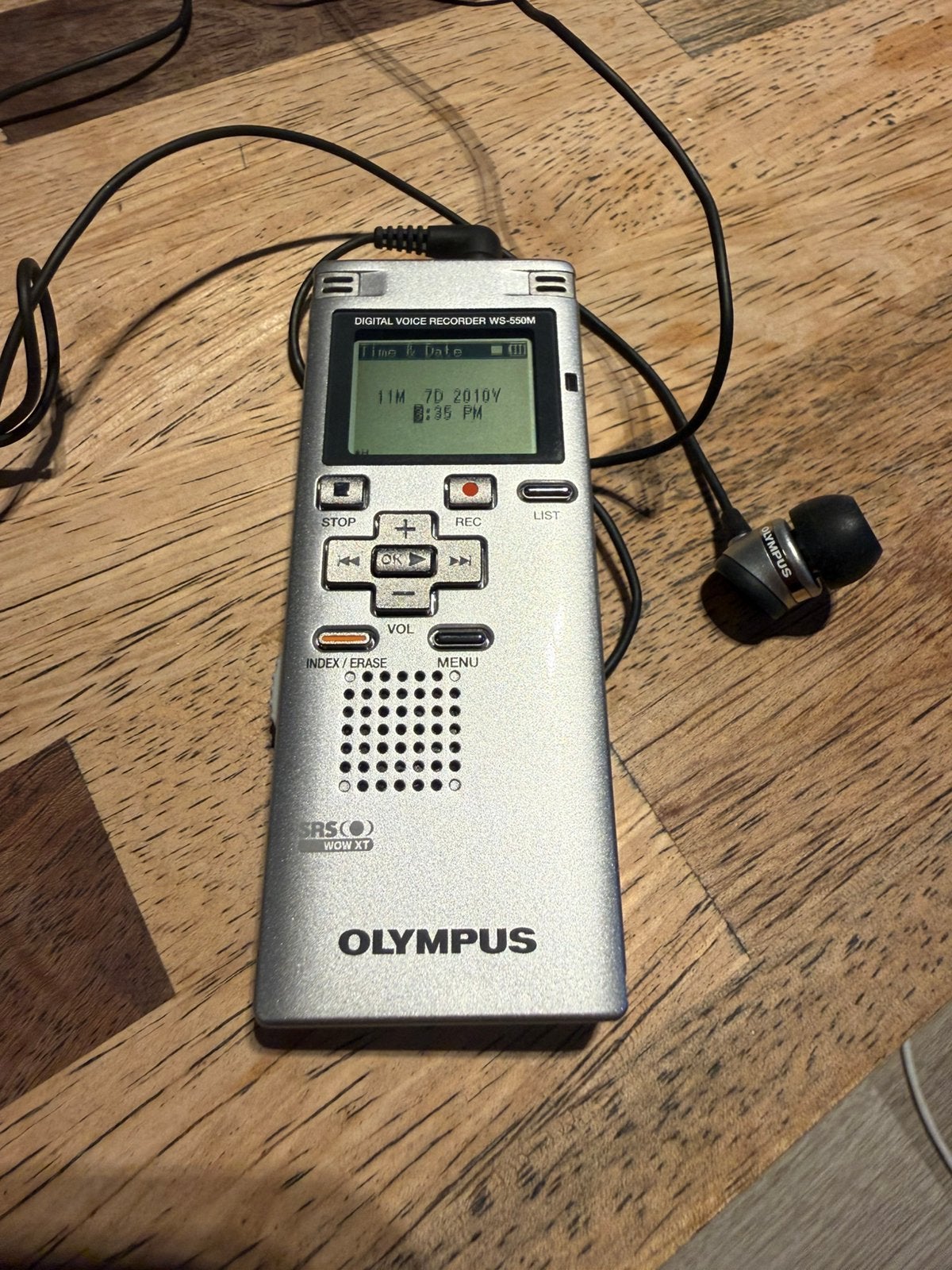 Olympus WS-550M Digital Voice Recorder – 2GB Perfecte Staat, Ophalen of Verzenden, Zo goed als nieuw, Audio