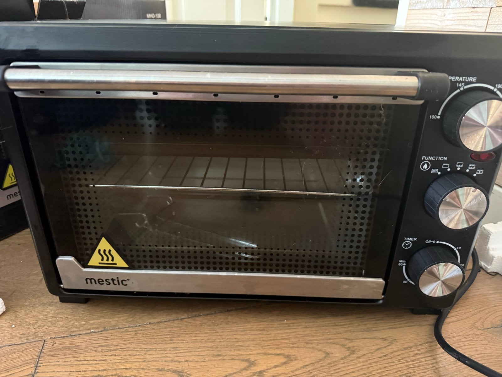 Mestic mini-oven - Ideaal voor kleine ruimtes of camping, Witgoed en Apparatuur, Ophalen, Minder dan 45 cm, Overige merken, Zo goed als nieuw