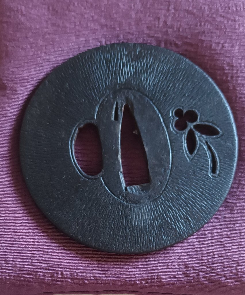 Katana   tsuba edo periode japans, Ophalen of Verzenden