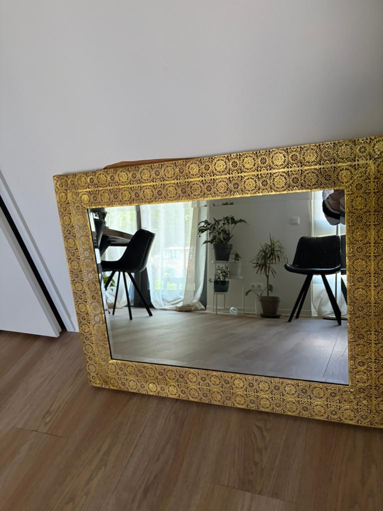 Nieuwe spiegel van marokkaanse stijl, Minder dan 50 cm, Ophalen of Verzenden, Zo goed als nieuw, Minder dan 100 cm