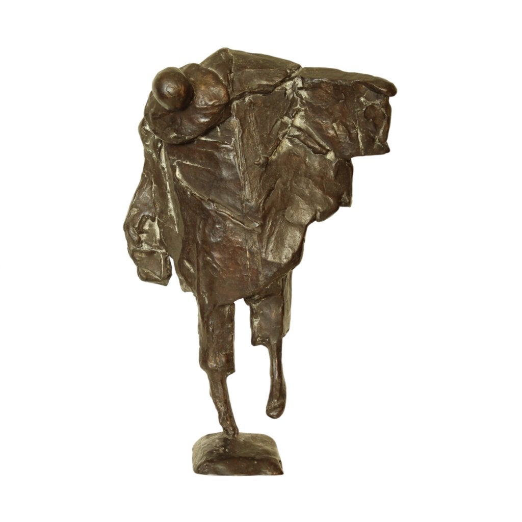 BRONZEN BEELD Eric Claus COMMEDIA DELL'ARTE PIERROT, Ophalen of Verzenden, Brons, Beeld