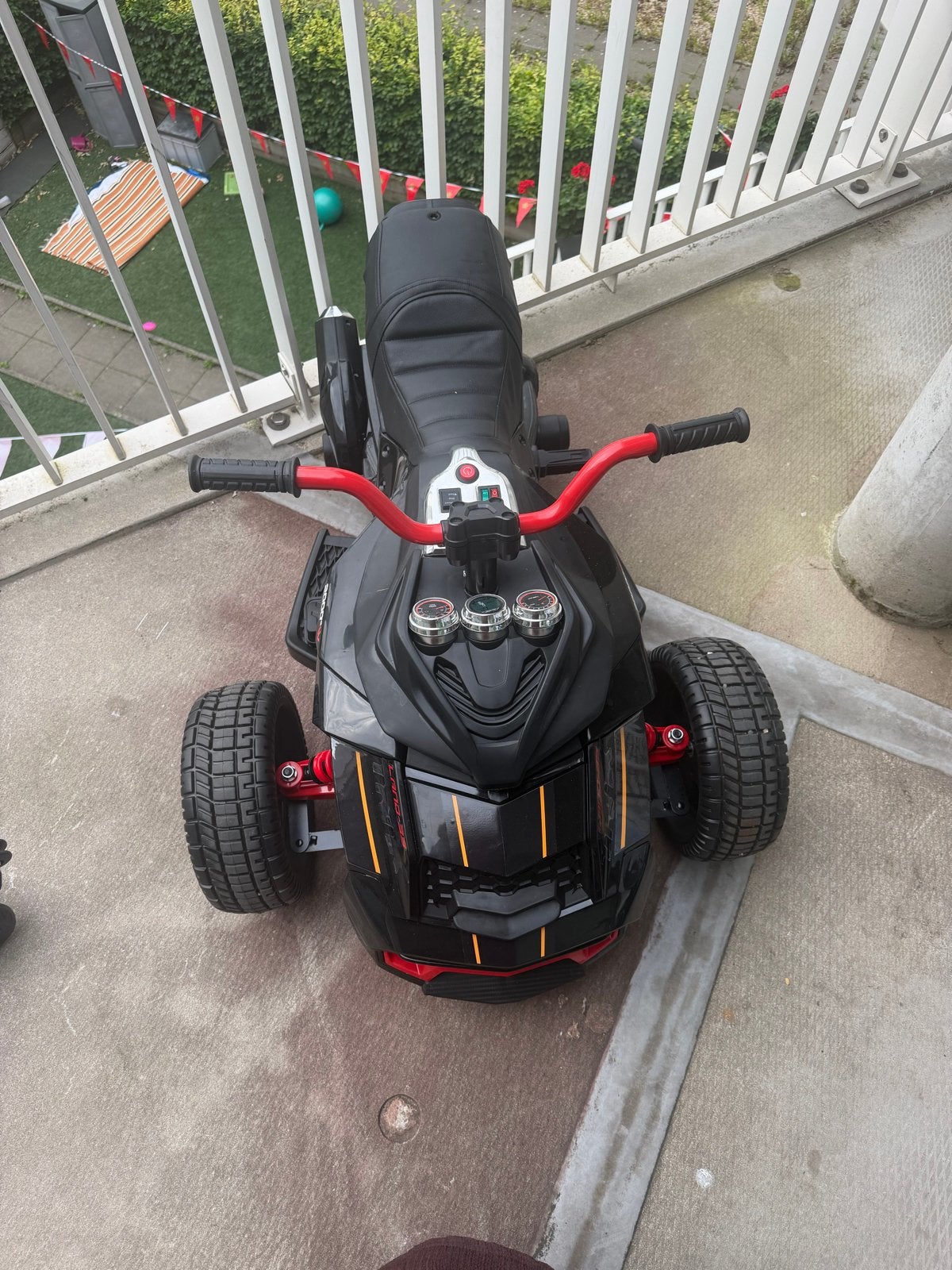 Elektrische Kindermotorfiets - Zwart/Rood, Kinderen en Baby's, Ophalen of Verzenden, Gebruikt, Overige typen