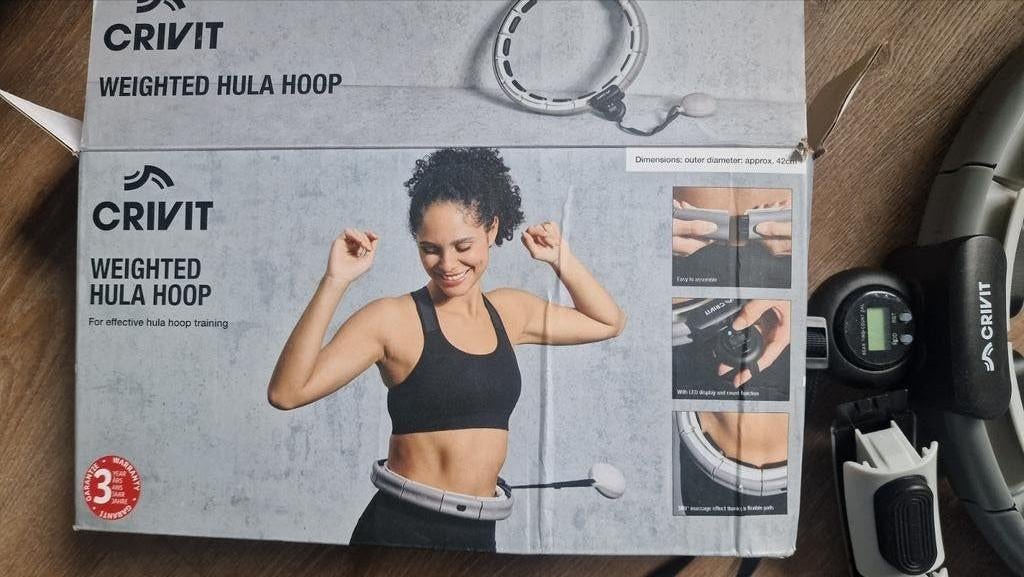 Hula hoop training, afvallen, platte buik, Sport en Fitness, Ophalen of Verzenden, Zo goed als nieuw, Buik