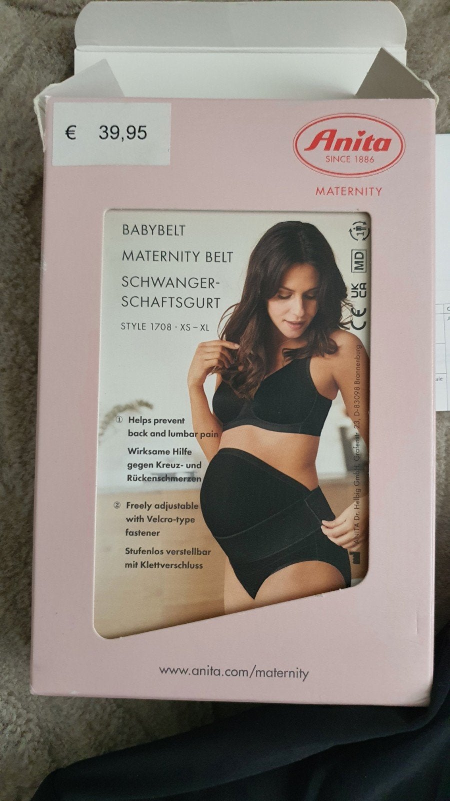 Anita Maternity BabyBelt Zwangerschapsgordel XL, Ophalen of Verzenden, Zo goed als nieuw