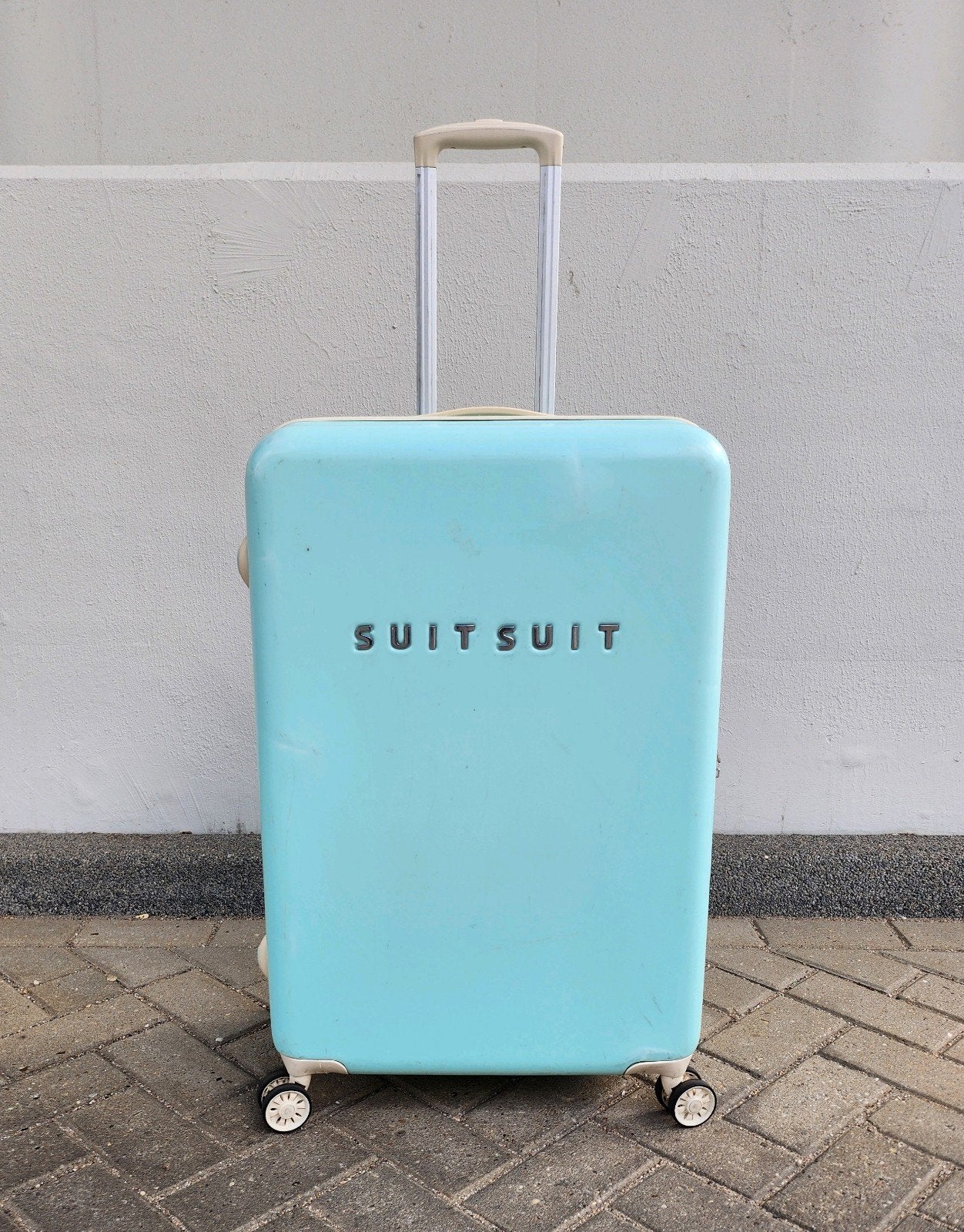 Suitsuit Big Luggage Grote Koffer, Sieraden, Tassen en Uiterlijk, Koffers, Gebruikt, Hard kunststof, 45 tot 55 cm, Ophalen of Verzenden