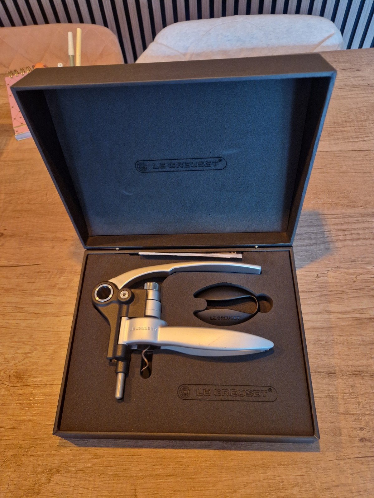 Le creuset luxe kurkentrekker LM250, Le Creuset, Ophalen of Verzenden, Metaal, Nieuw