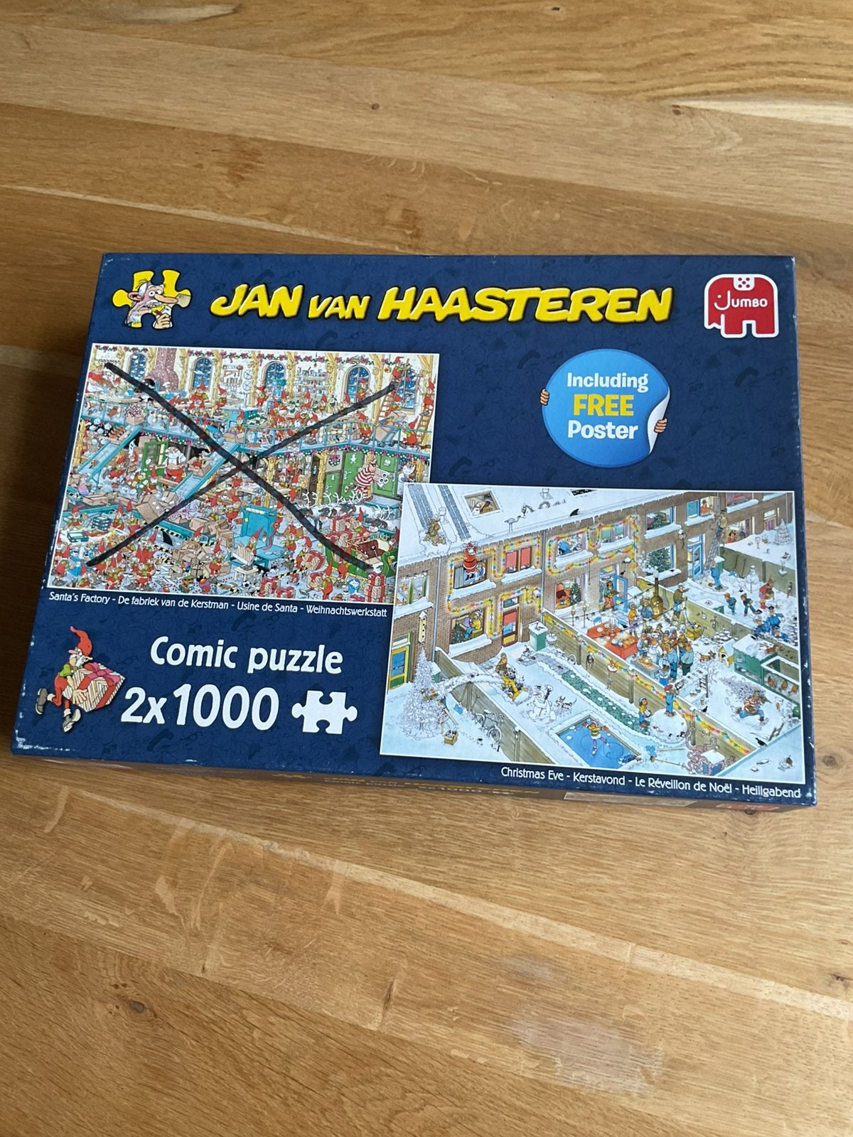Kerstavond, Hobby en Vrije tijd, Denksport en Puzzels, Ophalen, 500 t/m 1500 stukjes, Zo goed als nieuw