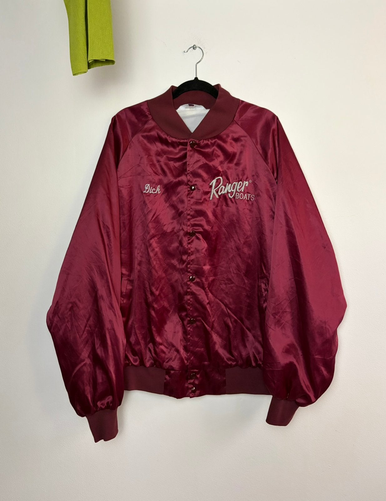 Vintage baseball jas, Ophalen of Verzenden, Zo goed als nieuw, Overige maten, Rood
