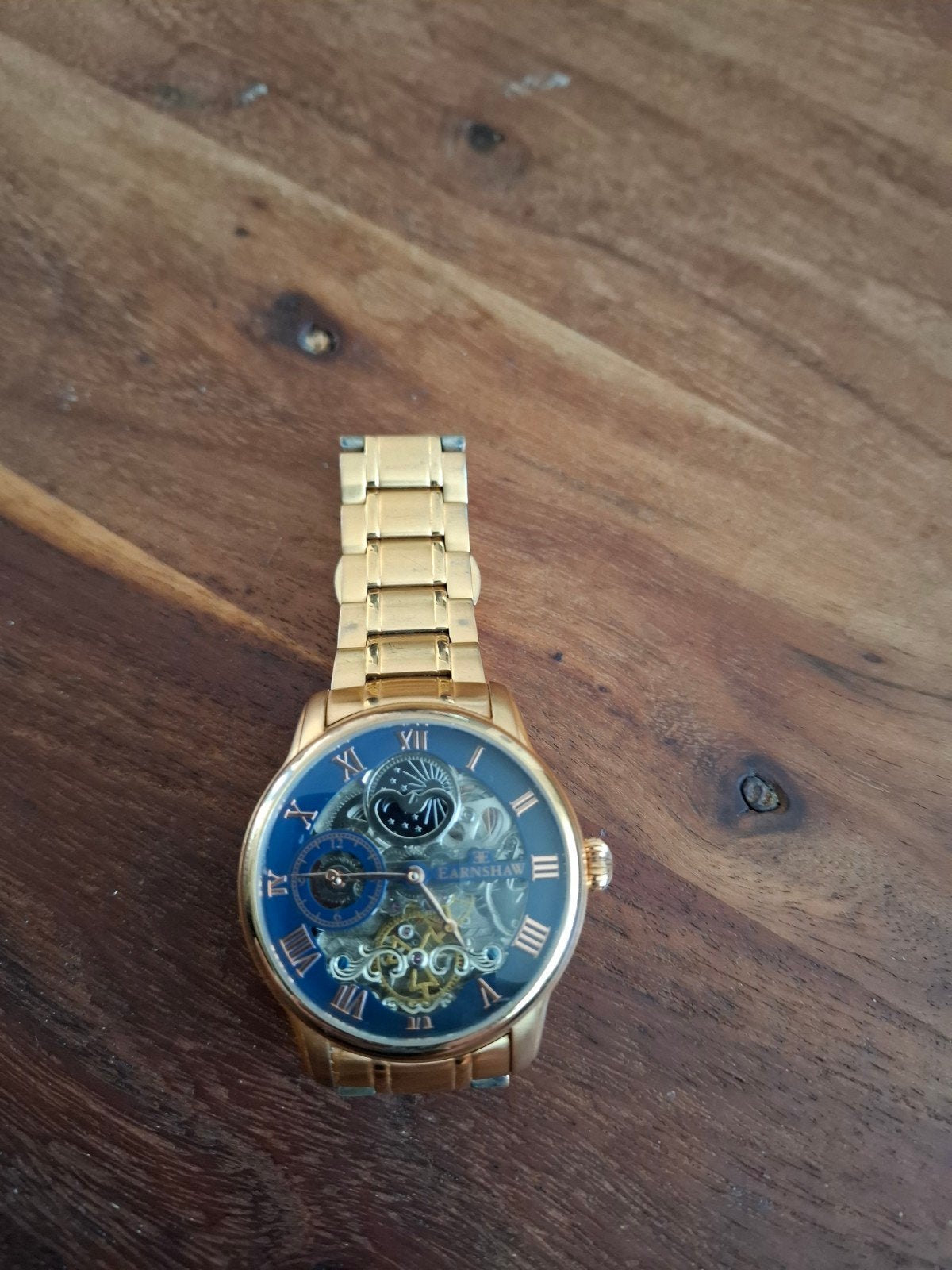 Earnshaw Automatisch Horloge Goudkleurig - Zo goed als nieuw, Staal, Staal, Polshorloge, Zo goed als nieuw
