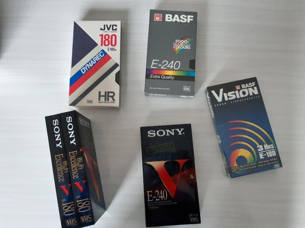 6 stuks nieuwe VHS videobanden, Alle leeftijden, Ophalen of Verzenden, Nieuw in verpakking, Overige genres