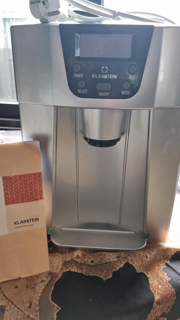 Ijsmachine, Witgoed en Apparatuur, IJsmachines, Ophalen of Verzenden, Zo goed als nieuw