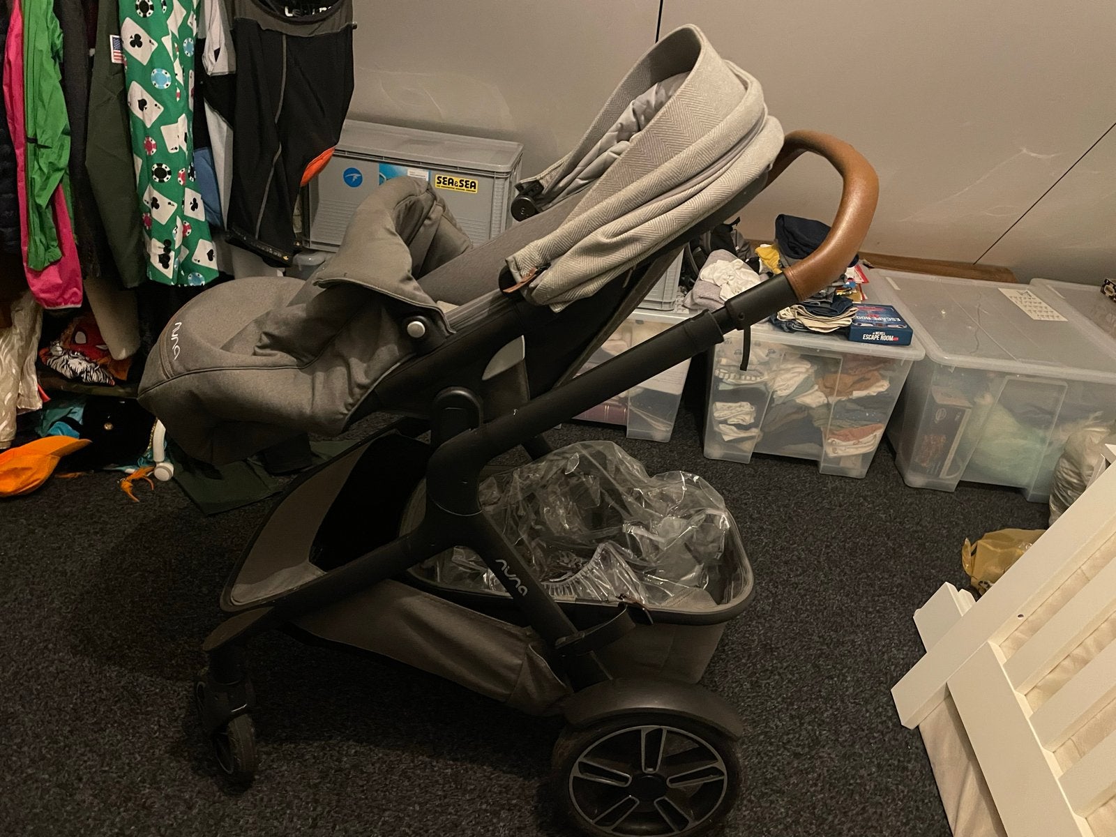 Nuna Mixx Next combiwagen met reiswieg en autostoeltje, Overige merken, Ophalen of Verzenden, Zo goed als nieuw, Combiwagen