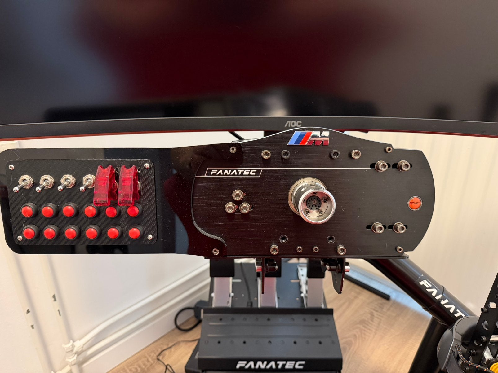 Fanatec csw v2.5 met buttonbox, Computers en Software, Ophalen of Verzenden, Zo goed als nieuw