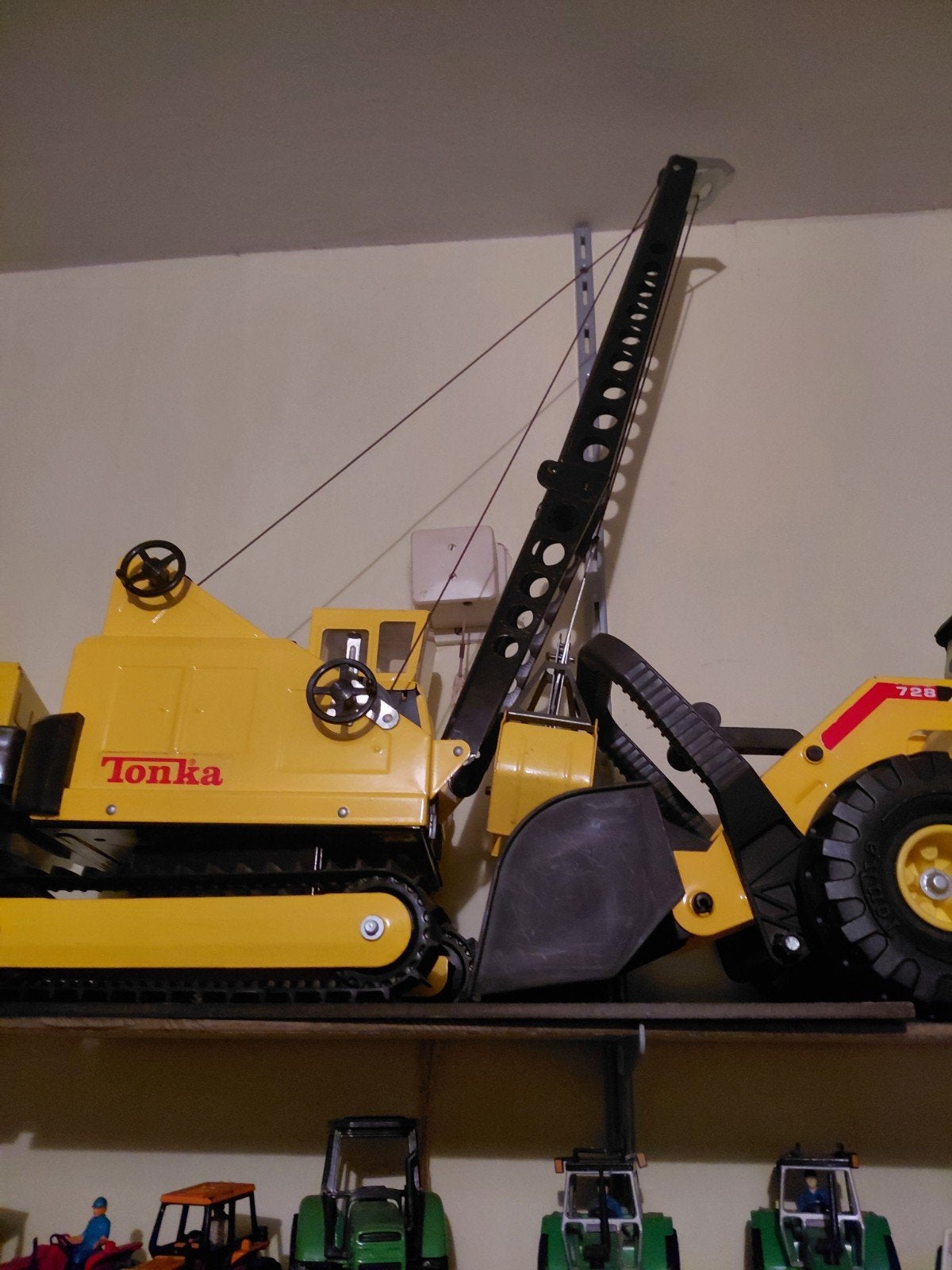 Tonka Graafmachine & Siku Kraanwagen Speelgoed, Ophalen, Gebruikt