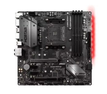 MSI B450M MORTAR MAX Moederbord met Socket AM4