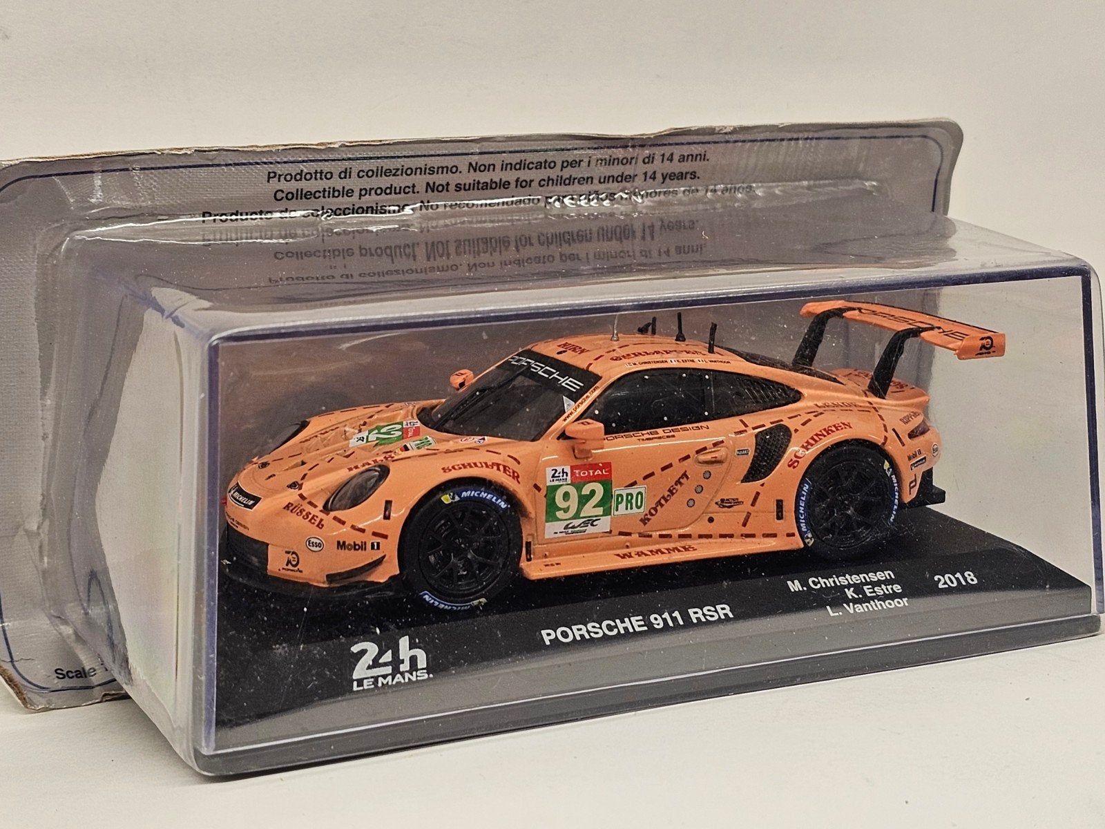 Porsche 911 RSR 24h Le Mans 1:43, Overige merken, Auto, Nieuw, Ophalen of Verzenden