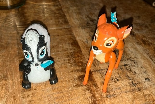 Bambi en Bloempje (Flower) figuren Disney, Ophalen of Verzenden, Beeldje of Figuurtje