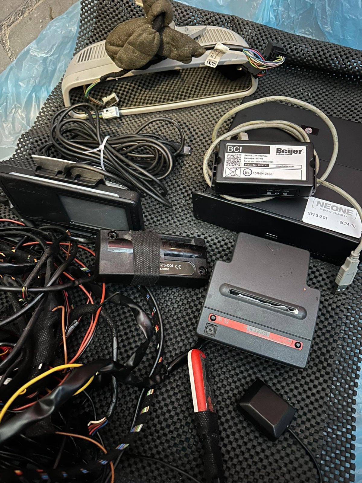 BCT Taxitronic Neone + Hale SPT-02 spiegelmeter, Ophalen, Gebruikt
