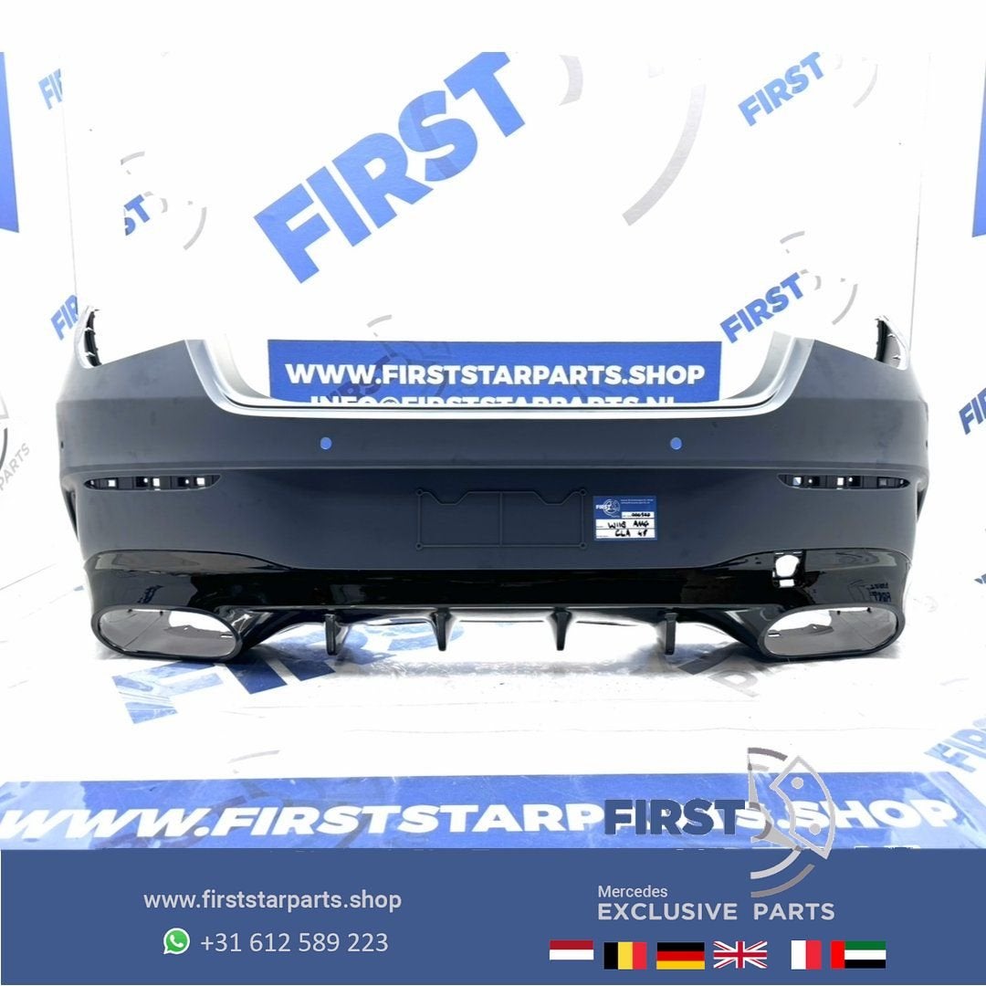 W118 CLA45 AMG ACHTERBUMPER origineel Mercedes CLA Klasse A1, Gebruikt, -, Ophalen of Verzenden, Achter