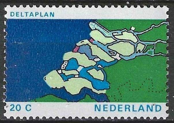 Nederland 1972 - Yvert 943 - De Deltawerken  (PF), Verzenden, Postfris