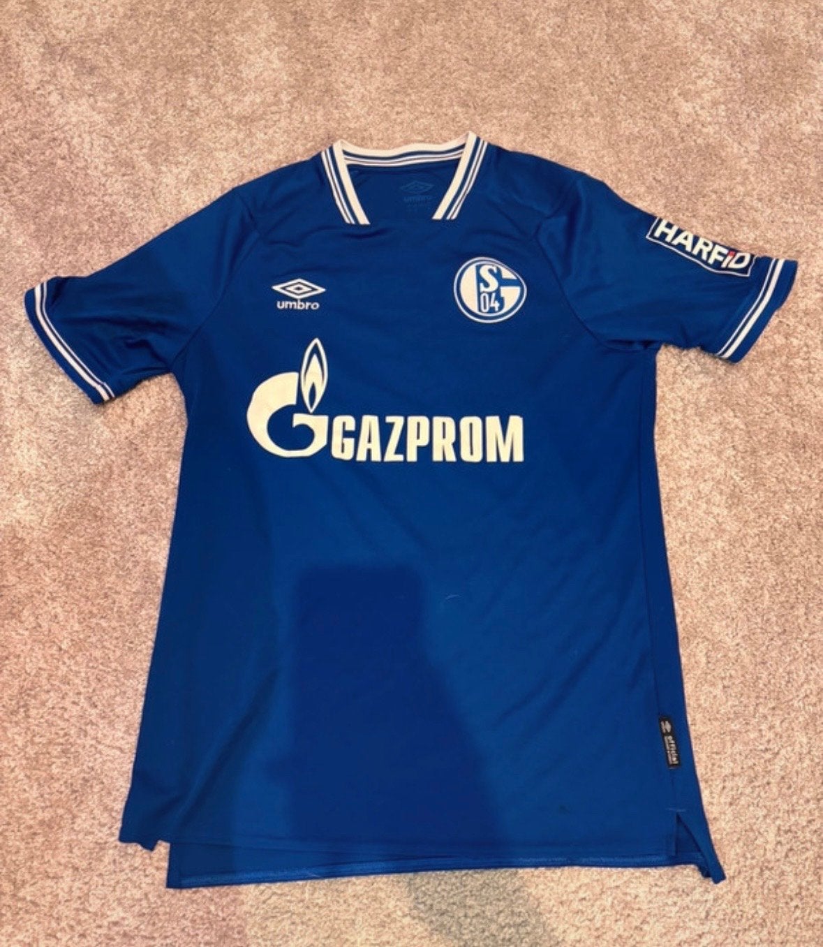 Schalke 04 Wedstrijdshirt Maat M - Jonas, Maat M, Ophalen of Verzenden, Gebruikt, Shirt