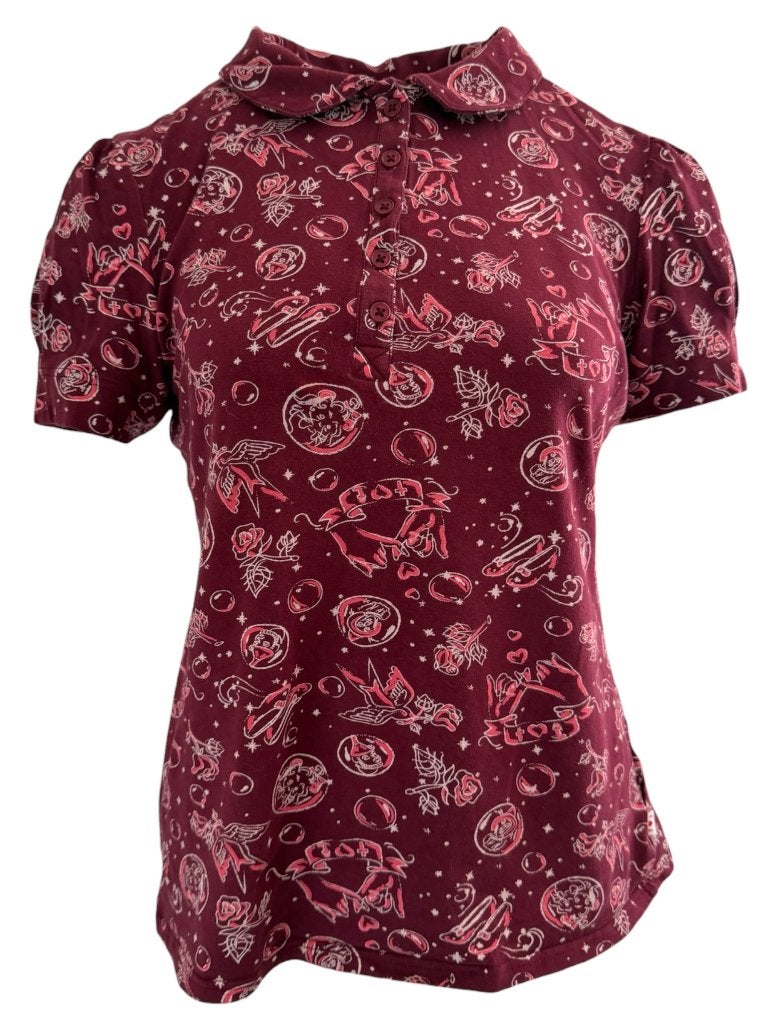 Blutgeschwister blouse M, Kleding | Dames, Ophalen of Verzenden, Zo goed als nieuw, Boven de knie, Rood