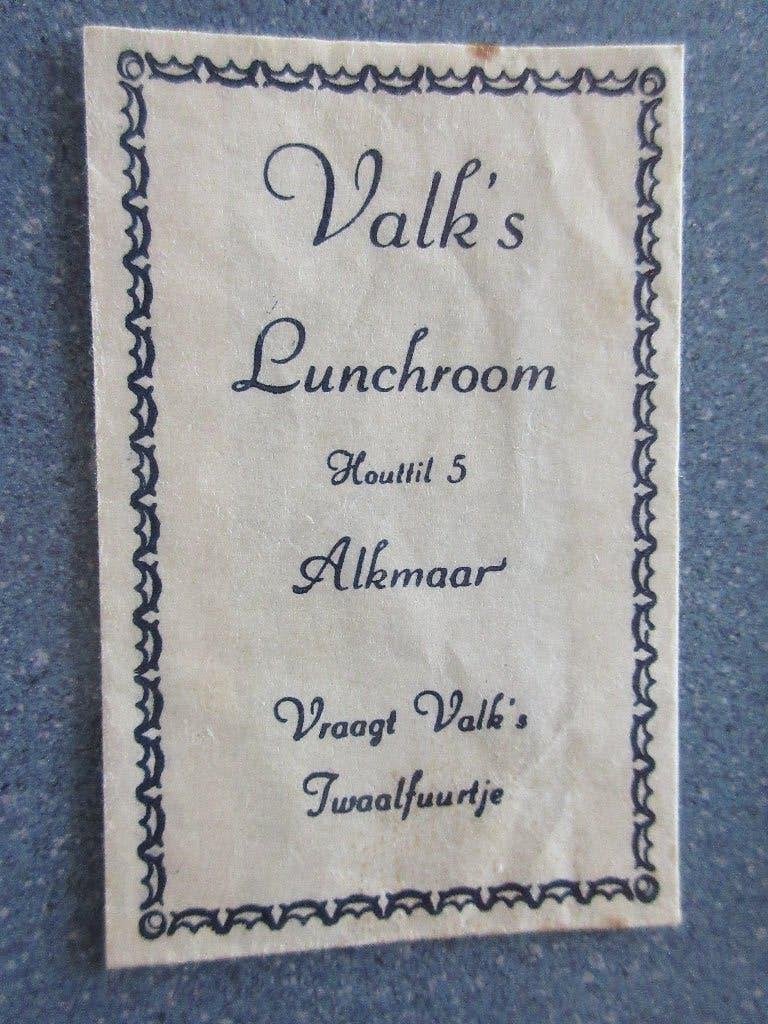 Alkmaar, Valk's Lunchroom, Verzenden, Nederland