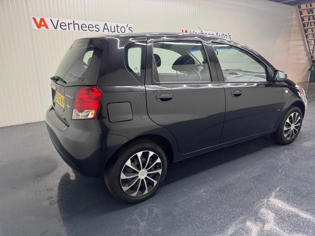 Chevrolet Kalos 1.4-16V Style (bj 2006), Auto's, Chevrolet, Voorwielaandrijving, 94 pk, Zwart, 4 cilinders