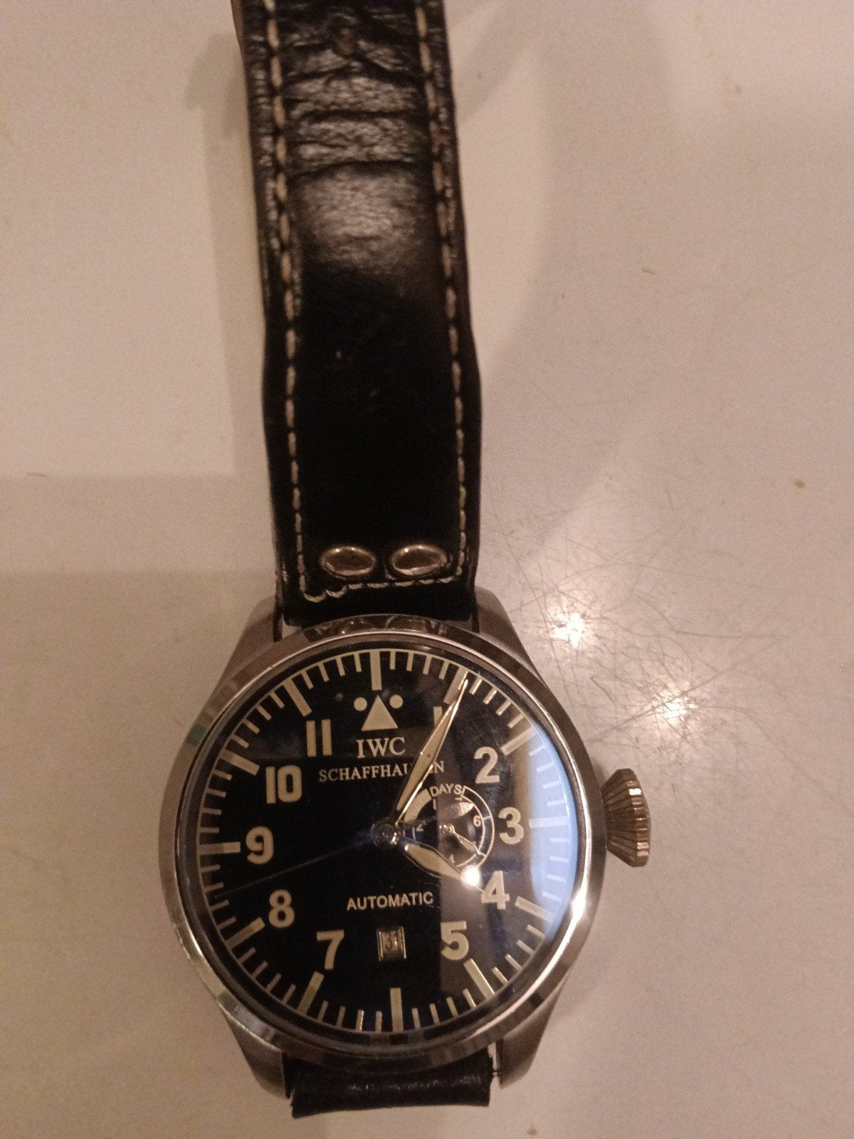 IWC Schaffhausen Pilot's Watch Automatic - Zo goed als nieuw, Sieraden, Tassen en Uiterlijk, Ophalen of Verzenden