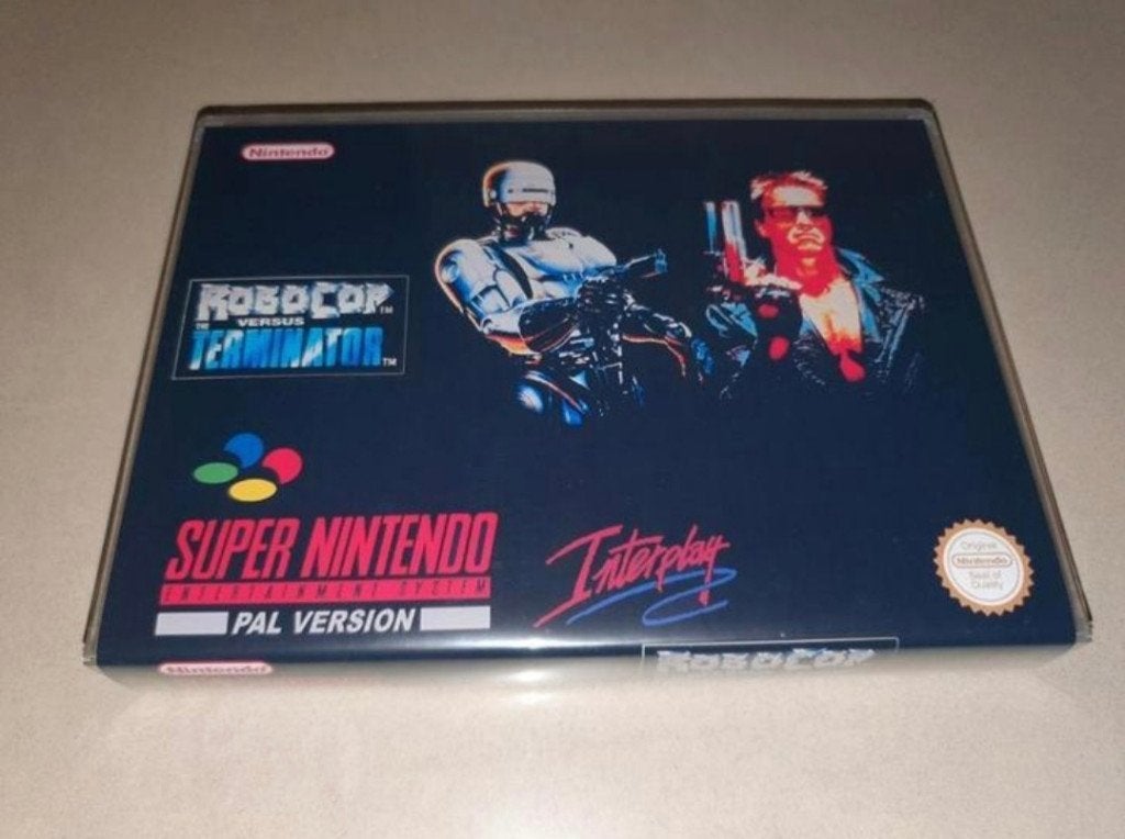 Robocop vs The Terminator SNES Game Case, Avontuur en Actie, Verzenden, 1 speler, Zo goed als nieuw