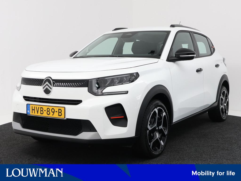 Citroën ë-C3 Plus 113pk 44 kWh | Cruise Control | Airco |, 12 maanden, Stof, Gebruikt, Zwart
