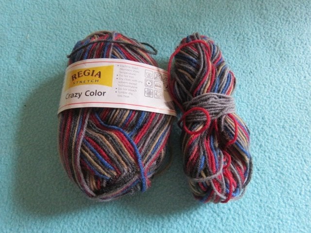 Sokkenwol Regia stretch Crazy Color 33 gram kleur 113, Ophalen of Verzenden, Nieuw, Breien of Haken, Wol of Garen