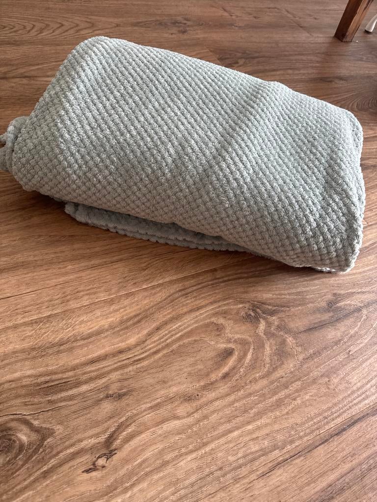 XL Fleece Deken Primark voor Tweepersoonsbed, Tweepersoons, Ophalen of Verzenden, Grijs, Deken of Dekbed