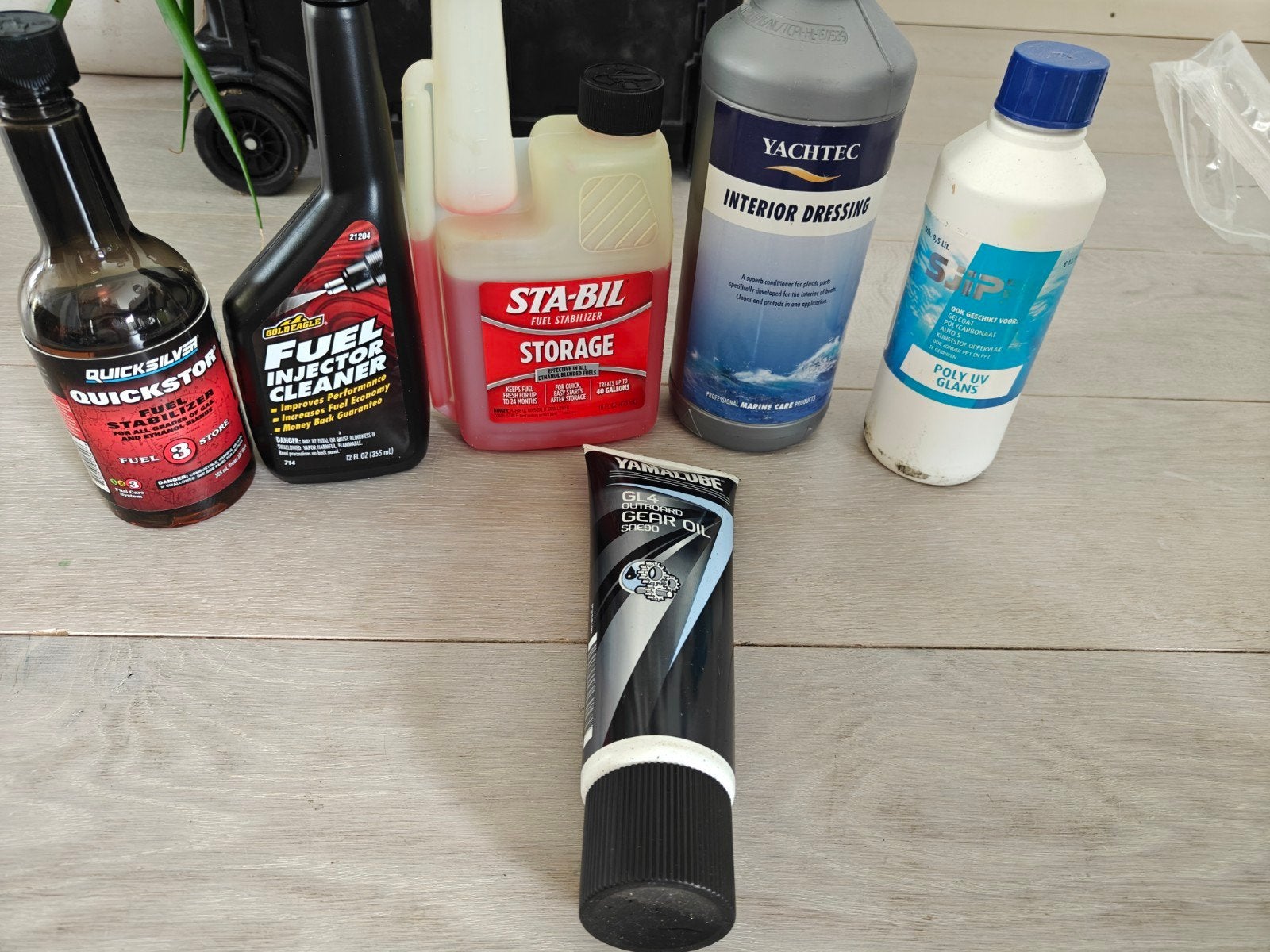 Onderhoudsmiddelen voor (motor van) boot, Ophalen, Motor en Techniek