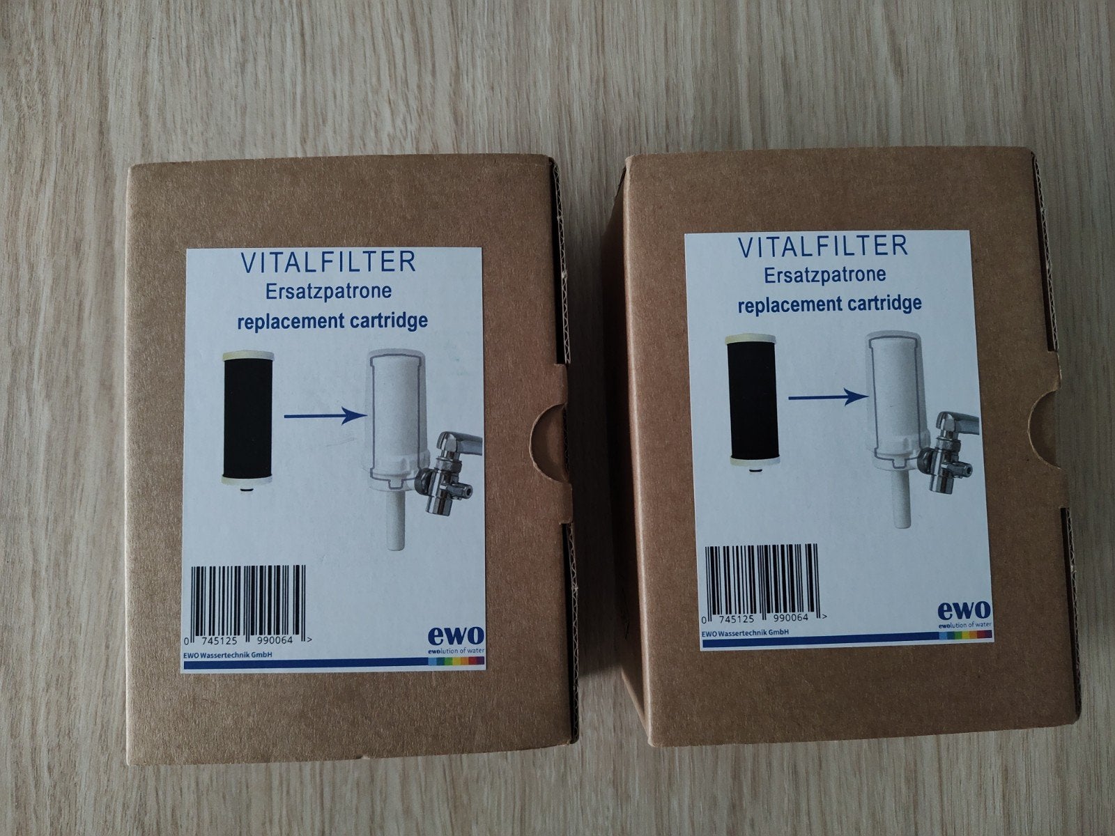 EWO vitality filter + 2 nieuwe filter cartridges, Ophalen, Nieuw, Detector, Sensor of Melder