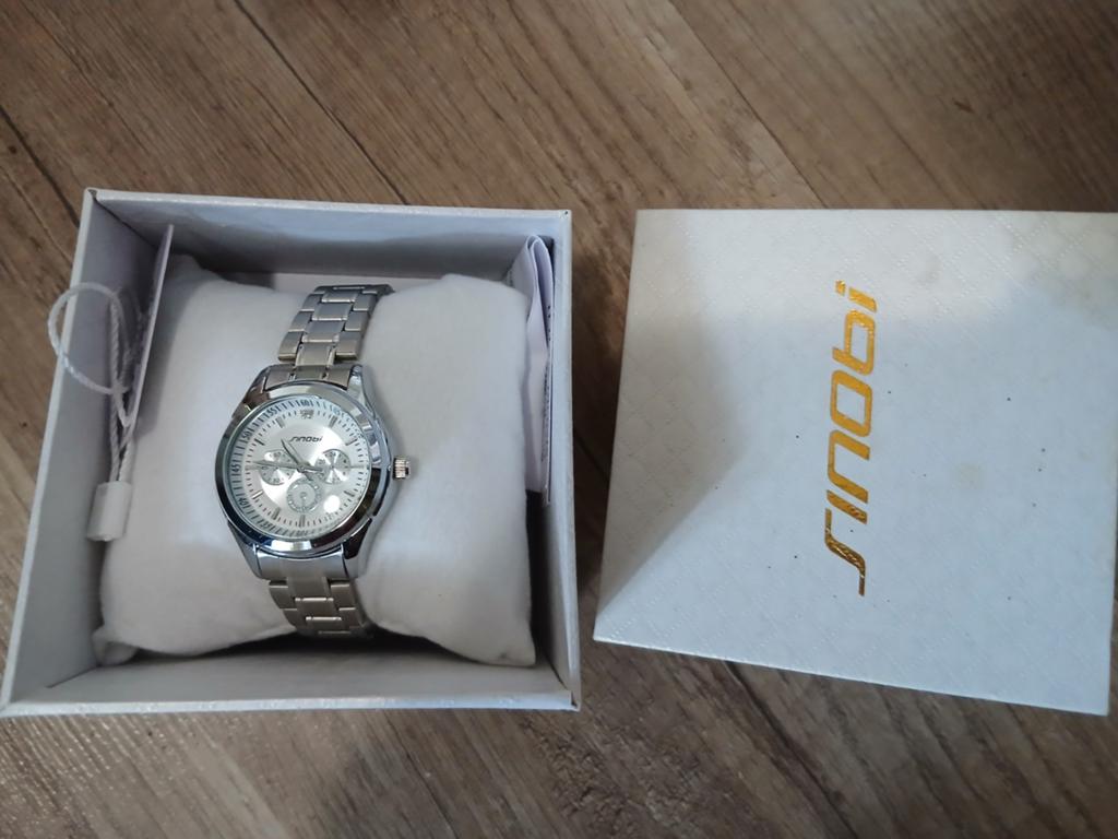 Snobi dameshorloge - Nieuw in doos, Sieraden, Tassen en Uiterlijk, Horloges | Dames, Overige merken, Staal, Staal, Polshorloge