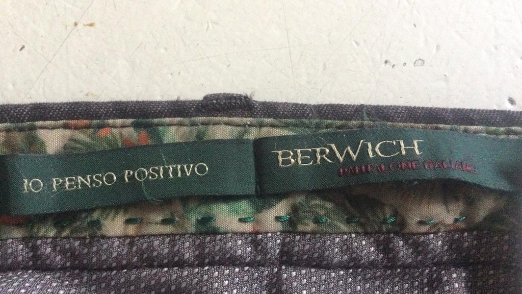 Berwich pantalon maat 46 NIEUW, winkelprijs €190, Kleding | Heren, Broeken en Pantalons, Overige kleuren, Berwich, Nieuw, Ophalen of Verzenden